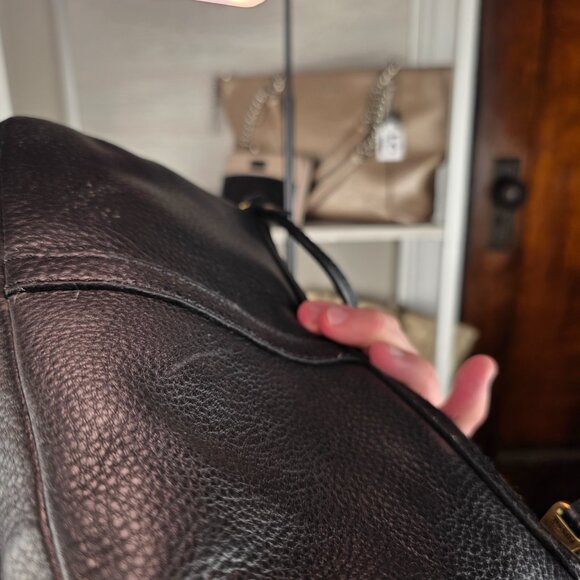 Fossil Elise Black Pebbled Leather Small Crossbody - Picture 14 of 17